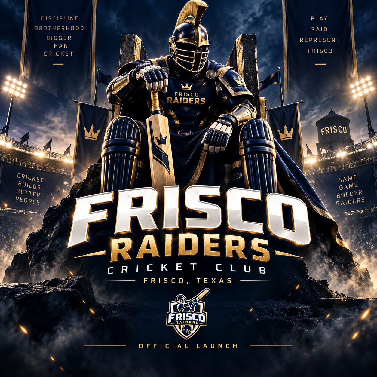 Frisco Raiders launch poster